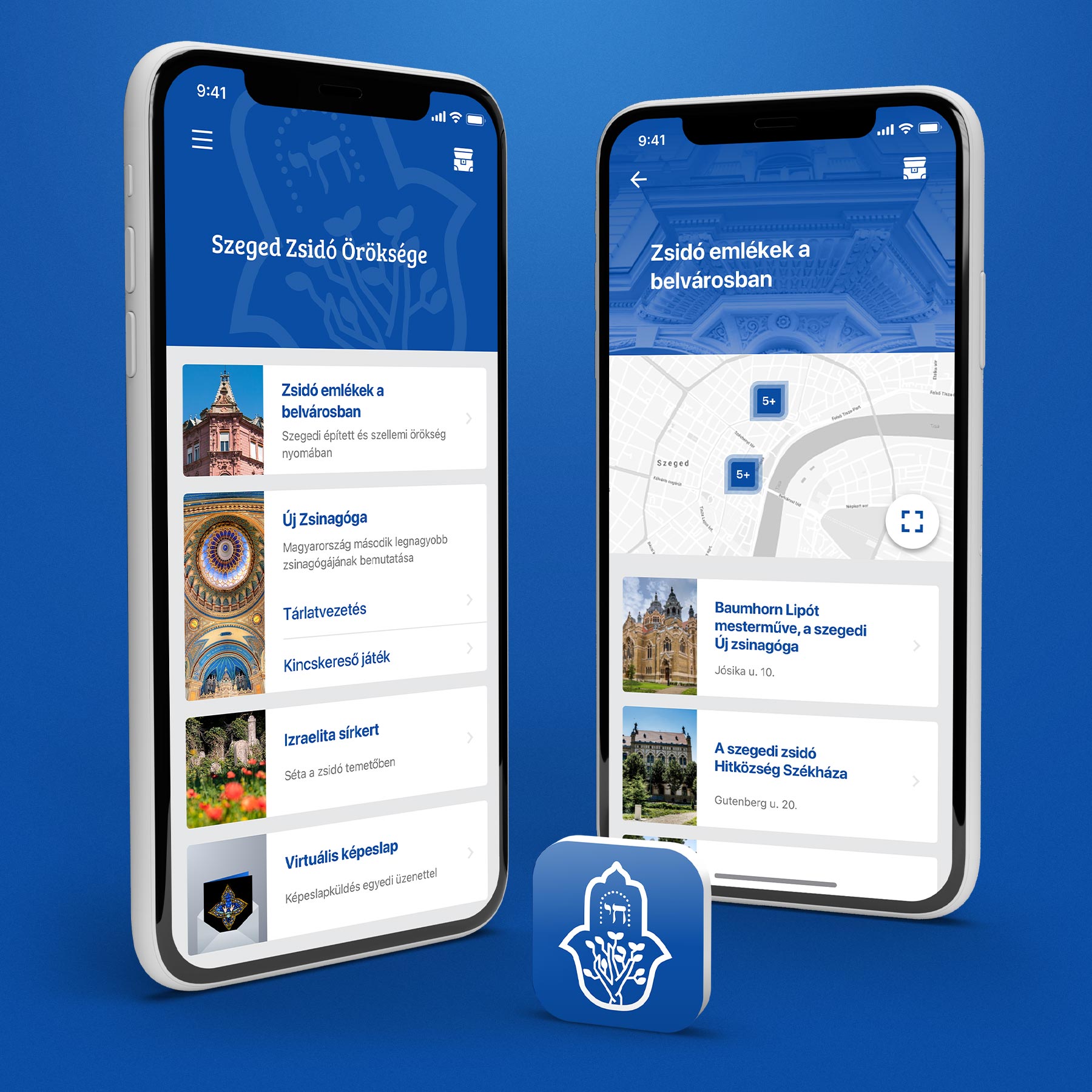 Zengo - Szeged Zsidó Öröksége mobilalkalmazás